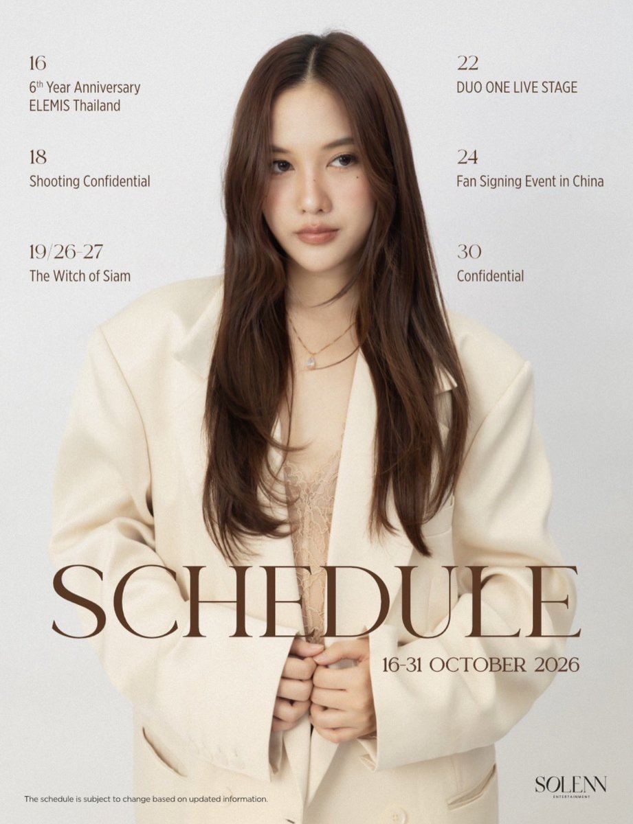 volandoami's tweet photo. Agendas completas para FreenBecky en Octubre 🧚🌷🫶✨
Que vengan días hermosos y llenos de mucha felicidad y brillo para ambas 🙏

#ฟรีนเบค #FreenBecky
#beckysangels #srchafreen
#BeckyEntertainment 
#SolennEntertainment https://t.co/DYFSLmJ4gR