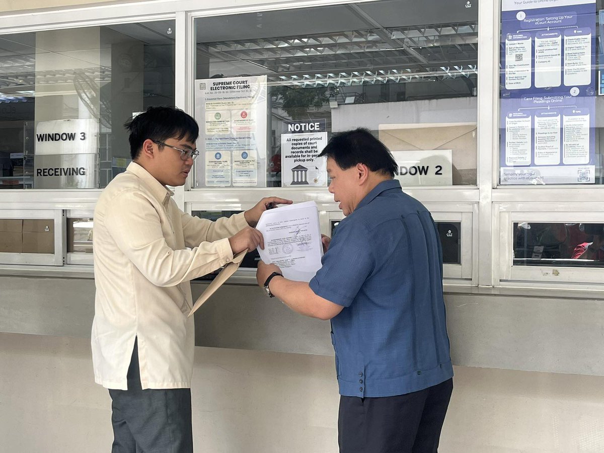 bncdotph's tweet photo. LOOK: Atty. Ferdinand Topacio has asked the Supreme Court to cite lawyer and film producer Atty. Joji Alonso for indirect contempt over her alleged disclosure of an administrative case he is facing before the Court. 

Topacio argues that the disclosure violates the Rules of Court, which provide that “disciplinary proceedings against lawyers shall be confidential in character and summary in nature.”

The administrative case stemmed from Topacio’s criticisms of actress Jasmine Curtis-Smith, who defended her sister, Anne Curtis-Smith, following allegedly derogatory remarks made by Quezon City Rep. Bong Suntay.

“I was exposed to ridicule. I was mocked. I was insulted. Masakit din,” Topacio said. | via Andrea Salve, https://t.co/9R0McaxxsO