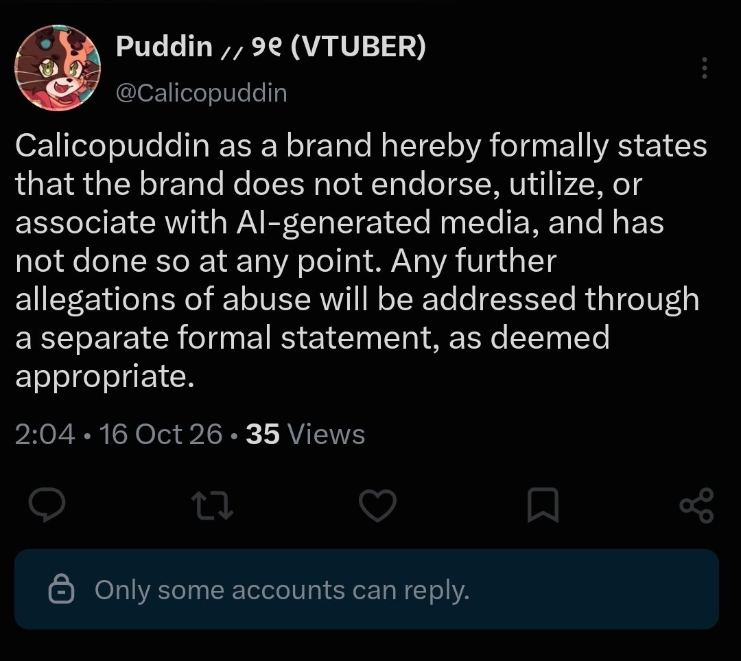 SpicyVTFollowin's tweet photo. Translation:

"I, @Calicopuddin , am purging and scrubbing my account to avoid any sort of accountability and still refusing to give a formal refund. See ya suckers!"

People have recipes ya know. Its already too late for ya. https://t.co/dUAiiyqaKu