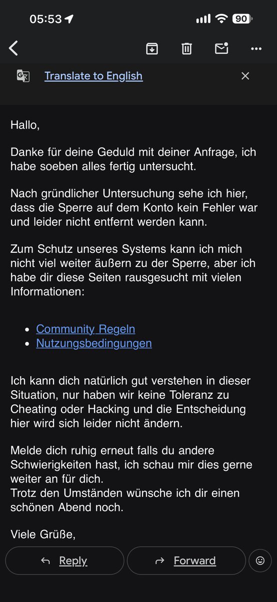 CalledNicoo's tweet photo. I was recently banned from Fortnite for 365 days, even though I have never used cheats. I submitted an appeal, but it was rejected with the response that no error had occurred. To this day, however, I have received no concrete explanation that would allow me to understand or verify this accusation.

I have not been given an exact date, a time, or a specific description of the in-game situation in which I allegedly cheated. I have also received no meaningful information about the basis for this decision. How am I supposed to properly defend myself against such an accusation when I am not even told what I allegedly did wrong?

Instead of receiving a proper investigation, I am constantly being passed from one support department to another. I receive generic responses but no real assistance. For a company as large as Epic Games, treating a player whose account has been banned for an entire year this way is absolutely unacceptable.

I am not asking for special treatment. I am asking for a fair review, a clear explanation, and the opportunity to understand and challenge the accusation. A 365-day ban is a serious penalty and should not simply be dismissed with a generic response.

I am also explicitly referring to my rights under the General Data Protection Regulation (GDPR):

📌 Article 15 GDPR generally grants me the right to access my personal data being processed in connection with my case. This may include relevant stored information relating to my ban.

📌 Article 22 GDPR may provide additional safeguards if a decision was made solely through automated processing and significantly affects me. Whether this article applies to my specific case needs to be assessed.

I therefore request that Epic Games review my case again and provide access to the available personal data relating to my ban, along with a specific and understandable explanation for the decision. I want to know when the alleged violation supposedly occurred, what exact behaviour I am being accused of, and what the decision was based on.

If certain technical information cannot be disclosed, I still expect a specific response explaining which information cannot be provided and why.

If I continue to receive no satisfactory response, I will consider my further options, including filing a complaint with the competent data protection authority and seeking legal advice.

@EpicGames @FortniteStatus @FortniteDE @FNCompetitive @AmarCoDTV : Please take this case seriously. A one-year ban without an understandable explanation, combined with support that fails to provide any meaningful clarification, is unacceptable. I want a fair review and transparent answers instead of more generic responses.

#Fortnite #EpicGames #FortniteBan #GDPR #FairPlay