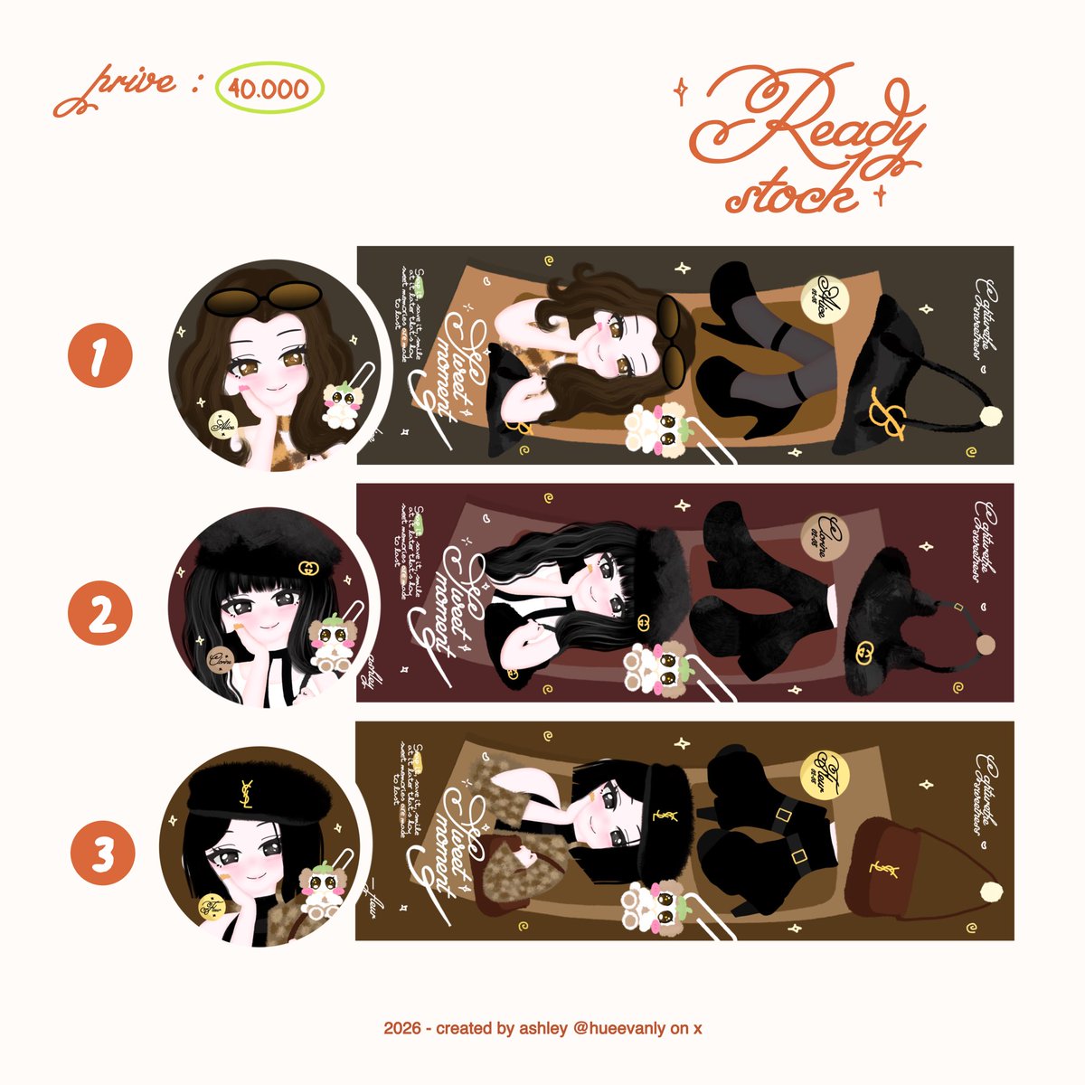 hueevanly's tweet photo. selamat malamm teman-teman, tolong bantu repost nyaa yaa ! makacii 🥺🩷 

hi ashley punya 9 layout ready stock seperti di bawah ini ! harga nya ada di preview nya yaa, yang mau jajan layout bisa dm ashley saja yaa ! 

note : free retext ! 

#zonauang https://t.co/IjjsdjIuGg