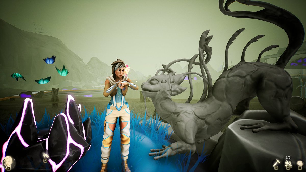 RolldBoxGames's tweet photo. Give Gladness a second chance! ✨

Clean the Crud with Alex’s Ionizer, use Arty’s magic to bring nature back to life, and discover the beauty of a world restored 🪐🌱

🎮 Play Alex &amp; Arty, available now on Steam!

#indiegame #gamedev #indiedev https://t.co/YmBjJx3a5S