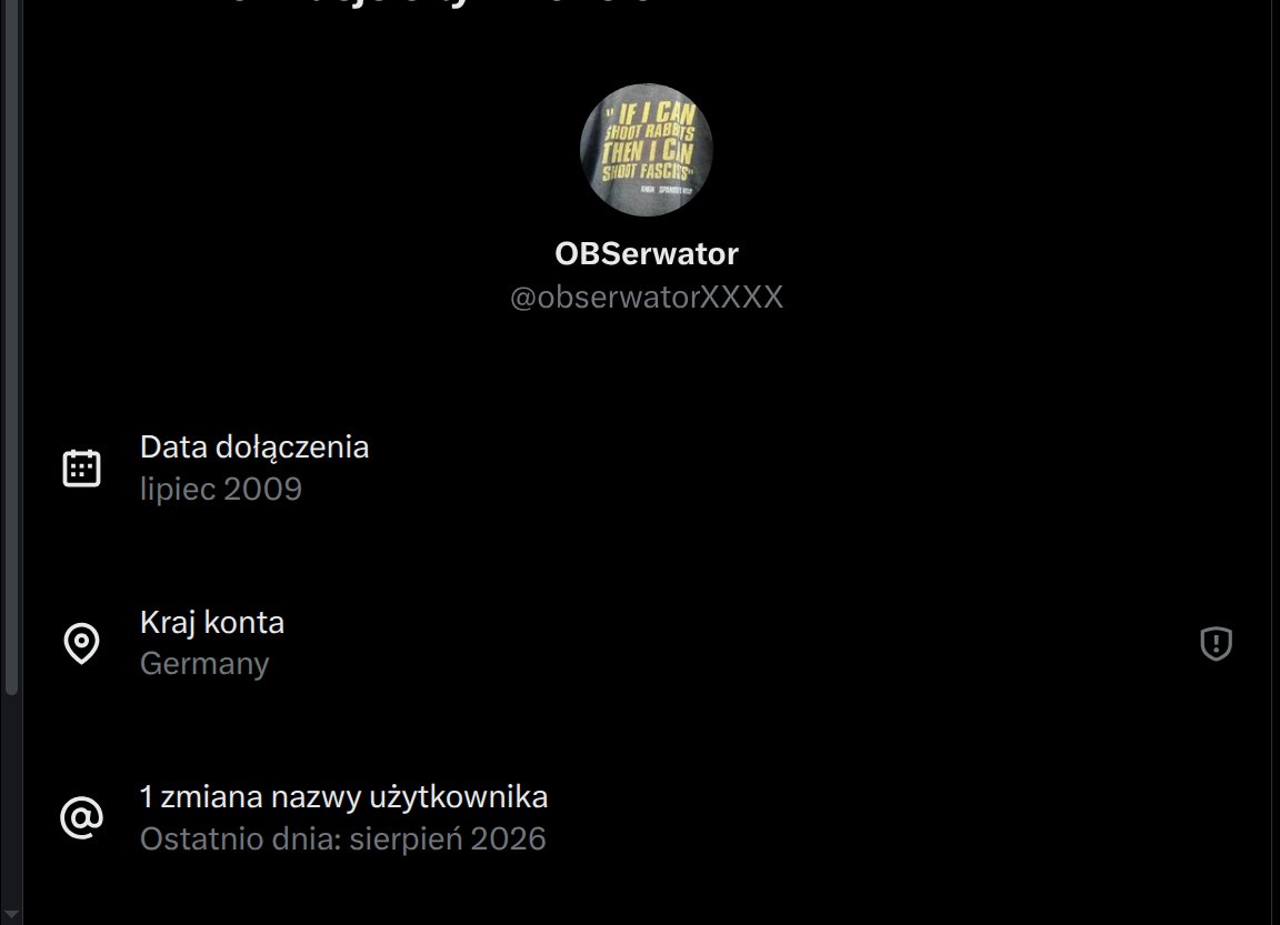 MShiveros's tweet photo. @obserwatorXXXX Na chuj się wpierdalasz szwabie jak to nie twój kraj? https://t.co/aOv2HFqu9g