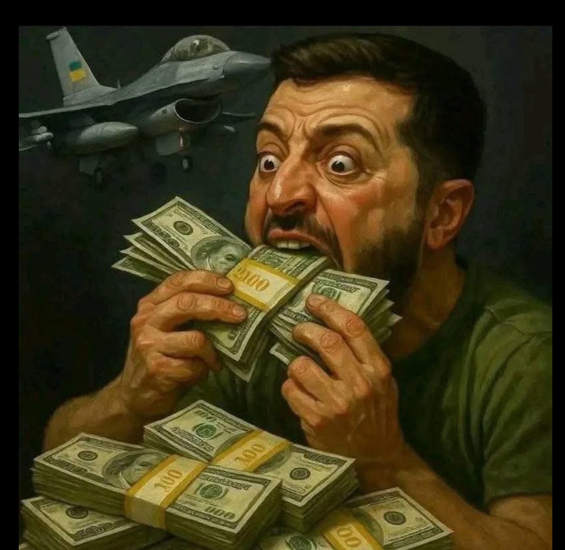 hw4777's tweet photo. @ZelenskyyUa @eucopresident @vonderleyen I had a good meeting = i begged more money!
When does someone end the grift of the corrupt Ukraine Dictator once and for all?! https://t.co/QMtKfjSW59
