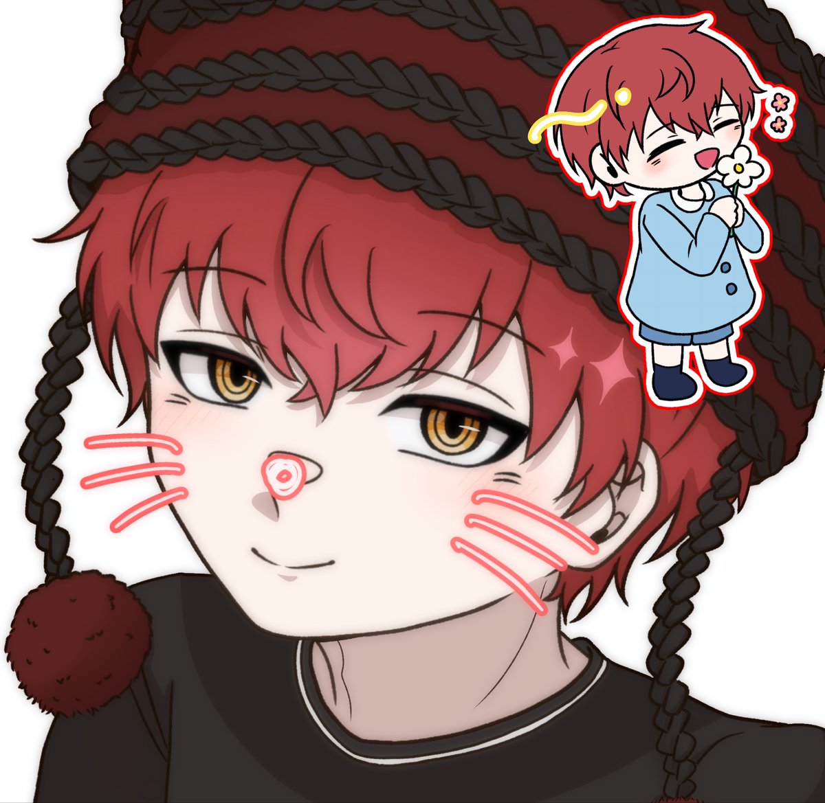 xzo4u6's tweet photo. 一人目失礼します〜❣️
RTしてくれた瞬間からこのイラストを描きたいって思ってた…！！！
右上のお花持った🌟も可愛すぎてつい描いちゃった😍 https://t.co/s4Y3VvetBd