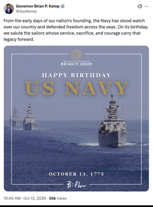 InsightsofWave's tweet photo. 🚨 🇮🇳🇺🇸 AWKWARD BLUNDER! US POLITICIANS USE INDIAN WARSHIPS TO WISH US NAVY!

Georgia Governor Brian Kemp and others shared Indian and Russian warships for the US Navy’s 251st birthday.

Indian ships included INS Godavari, INS Brahmaputra &amp; INS Beas.
#USNavy #India #それスノ https://t.co/wD3fwvm9fi