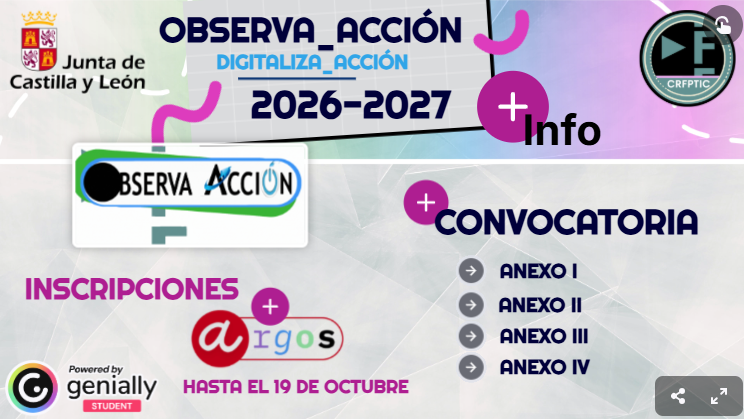crfptic's tweet photo. ⏰ ¡QUEDAN POCOS DÍAS!

🗣️ COMUNICA_ACCIÓN
💻 DIGITALIZA_ACCIÓN
💡 INNOVA_ACCIÓN

 El plazo de inscripción finaliza el 19 de octubre de 2026.
👉 Consulta la convocatoria, modalidades, requisitos y acceso a la inscripción:
https://t.co/ciTJYjpjyr

@educacyl https://t.co/ahqk7hC5JR