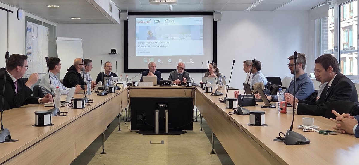 ENTSOG's tweet photo. 🔐@ENTSOG, together with @EASEEgas and @GIE, welcomed stakeholders from across the energy sector to our 2026 Data Exchange & Cybersecurity Workshop!

🤝As Europe's #gas #network becomes increasingly interconnected and digitalised, the importance of secure, reliable, and efficient #data #exchange continues to grow.

The gas sector is a major user of digital tools and data-driven processes, with information exchanged continuously across systems, operators and borders. Beyond supporting day-to-day system operations and market functioning, it plays a vital role in #securityofsupply.

🛡️The discussions reaffirmed that #collaboration, #interoperability, and reliable #cybersecurity frameworks are key to safeguarding and ensuring secure #energy flows across.

👏 A big thank you to all speakers and participants (in person and online) for their valuable insights and active engagement over the past two days.