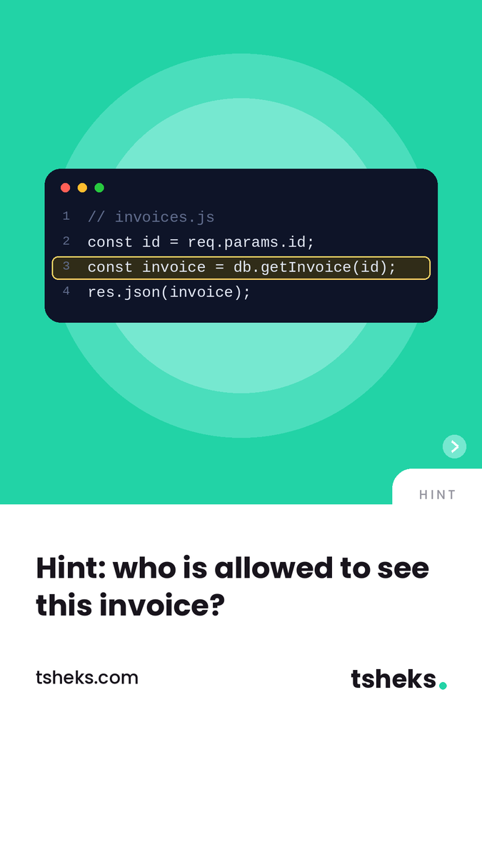 Verfycde's tweet photo. Spot the security bug in 10 seconds
Comment your answer.
#codesecurity #cybersecurity #devtok #coding https://t.co/nKHyzsZXRw
