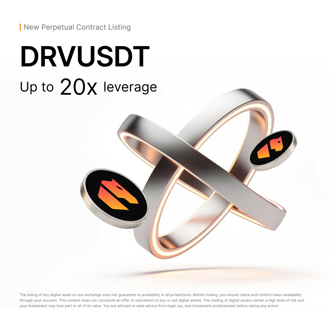 BybitPlus's tweet photo. New Crypto Perpetual Listing: $DRVUSDT is now live on Bybit with @DeriveXYZ! 🚀

Trade $DRV up to 20x Leverage: https://t.co/EpVE79XRBH https://t.co/tkGc3HRFiF