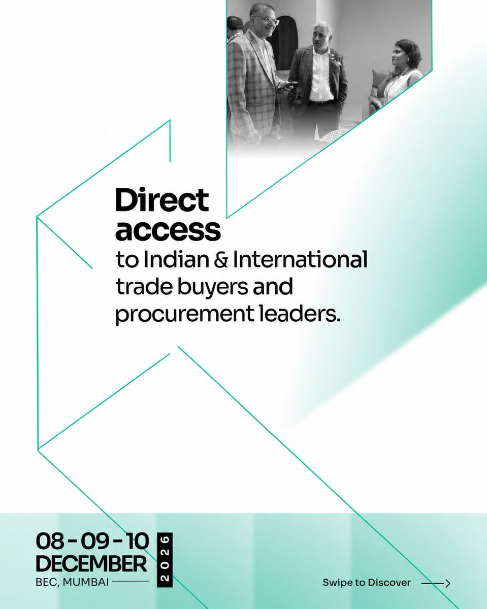 topinteriorsin's tweet photo. India’s first industry-led B2B trade show bringing together all furniture and decor categories under one roof.

Meet TII at WOFX 2026!
Let’s connect with the people, ideas and brands shaping the future of furniture and interiors.

Save the Date
📷 8–9–10 Dec 2026
📷 BEC, Mumbai https://t.co/il9TUfn3pa