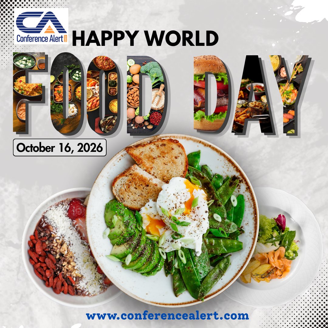 Conf_Alert_Com's tweet photo. On 16 October, World Food Day, let’s raise awareness about food security, sustainable agriculture, and the importance of making nutritious food accessible to everyone.
🌐 Explore global research opportunities: https://t.co/kbRTscAztP

#WorldFoodDay #ConferenceAlert #FoodSecurity https://t.co/AypJRORF82