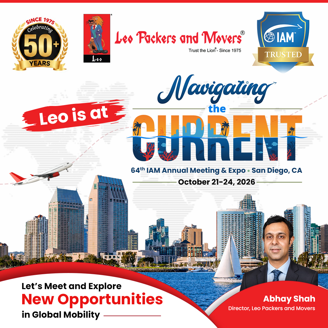 Trust_TheLion's tweet photo. Leo Packers and Movers is pleased to announce its participation in the 64th IAM Annual Meeting &amp; Expo, Oct 21-24, 2026, in San Diego.

Our Director, Abhay Shah, will represent Leo and connect with #globalrelocation professionals.

#IAM2026 #GlobalMobility #GlobalMoving #Leopacker https://t.co/ZCH4KsOJui
