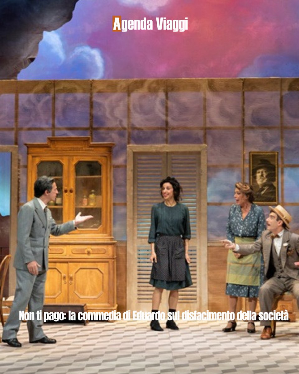 Agendaviaggi's tweet photo. Non ti pago: la commedia di Eduardo sul disfacimento della società
#nontipago #eduardo #teatrostrehler
https://t.co/6hA7q5drxf
Photo Salvatore Pastore. Courtesy of Teatro Piccolo Milano https://t.co/H8Aub7egLq