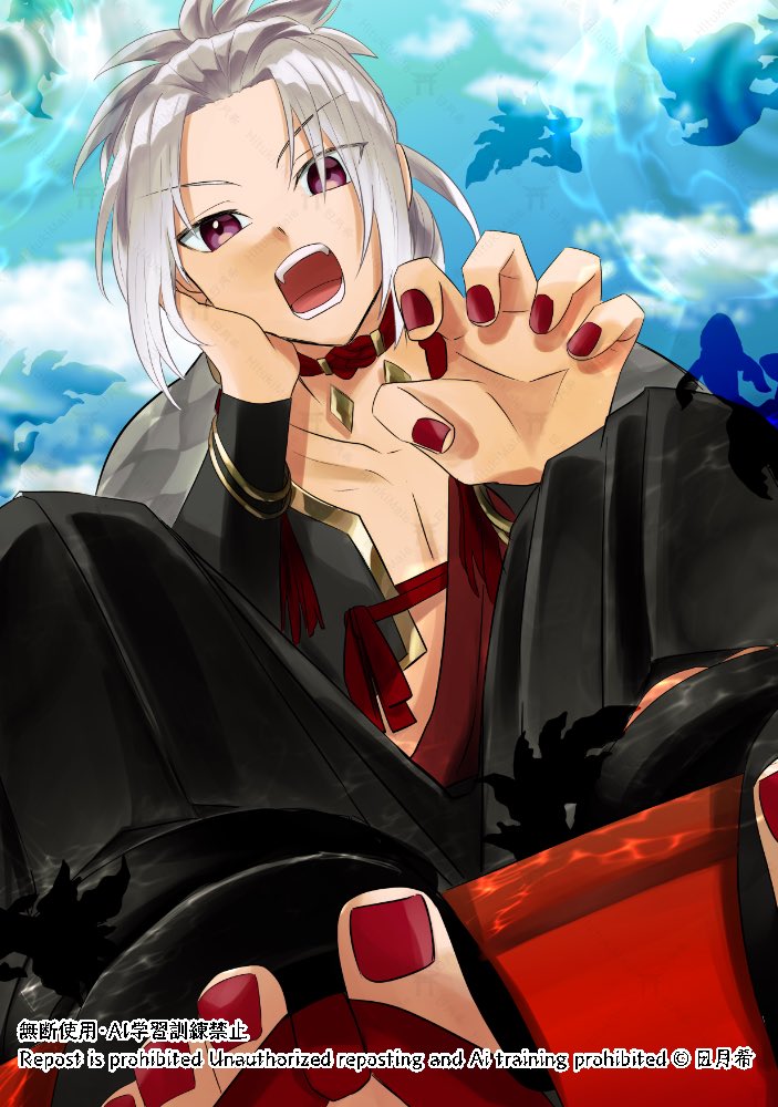 HiTukiMaware's tweet photo. リメイク！！

←2023 /2026→

最近は色合いが不穏…かもしれない。

◆神憑き◆OC https://t.co/6Dxn9RWAIg