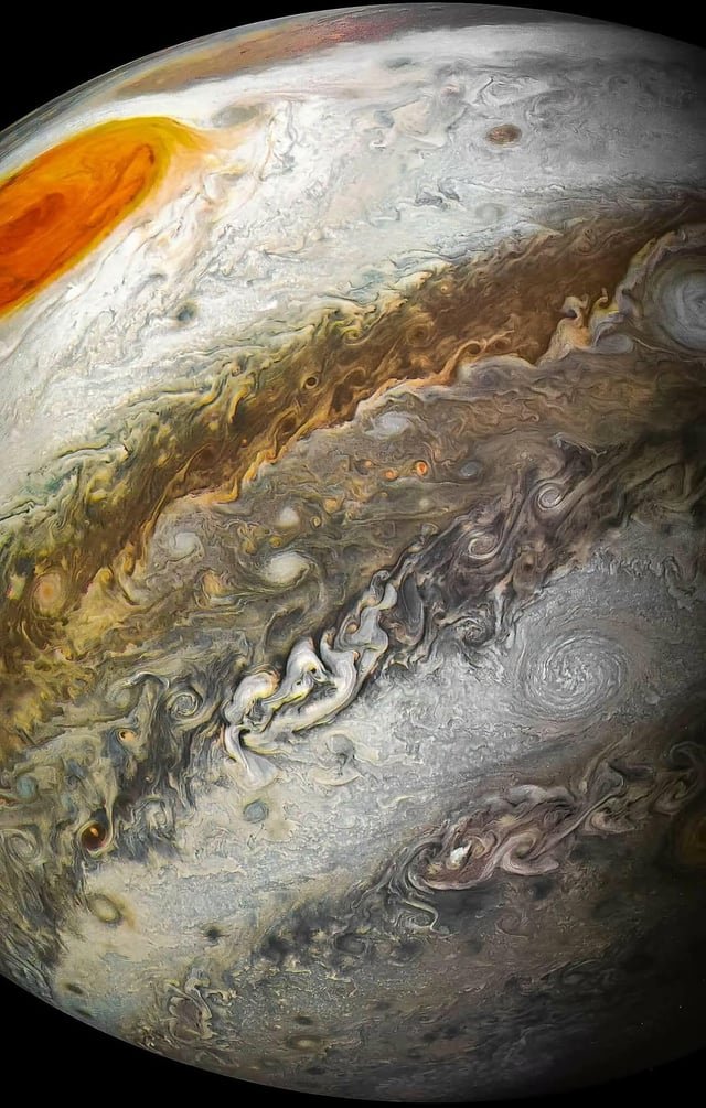 konstructivizm's tweet photo. Jupiter by NASA's Juno spacecraft
NASA
r/spaceporn - Jupiter by NASA's Juno spacecraft
Credit: NASA/JPL-Caltech/SwRI/MSSS/Kevin M. Gill https://t.co/YHJvPClIYf