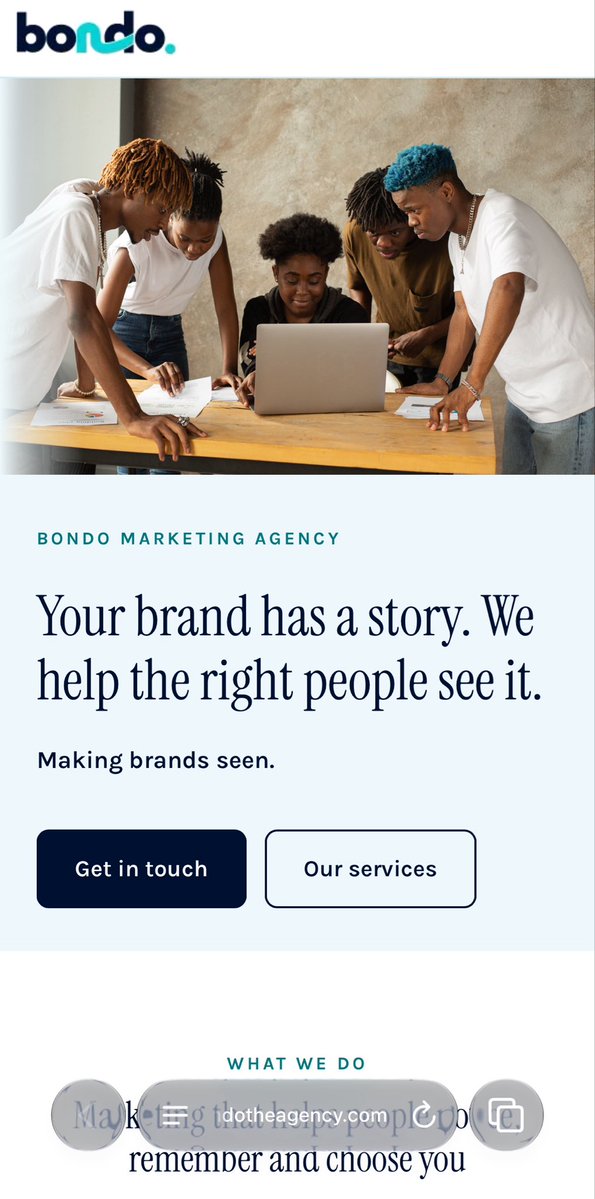 kingFahad_17's tweet photo. We’re live 💙

At BONDO Marketing Agency, we believe every brand has a story worth telling. Our job is to help the right people see it.

From branding and creative content to social media, campaigns and digital marketing, we’re here to help your brand stand out.

Get to know us, explore what we do and let’s talk about your next big idea.

 https://t.co/6mS2unmTAK

@bondotheagency - Making Brands Seen.