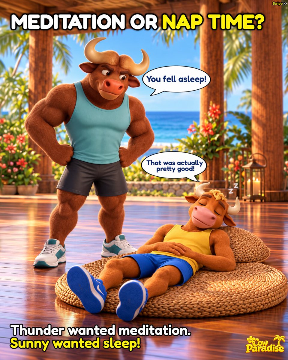 cow_paradise__'s tweet photo. Who Is the Surprise Guest? 🎁🌴 | Cow Paradise
Thunder has a plan, Sunny has doubts, and Moly has a surprise! 👀
Who's the mysterious guest? 🤔
▶️ Watch Dare to Try Episode 4:👇
https://t.co/A0lX9MKLuA
#CowParadise #DareToTry #episode4 #thesurpriseguest #cliffjumping https://t.co/deo4tEImFH