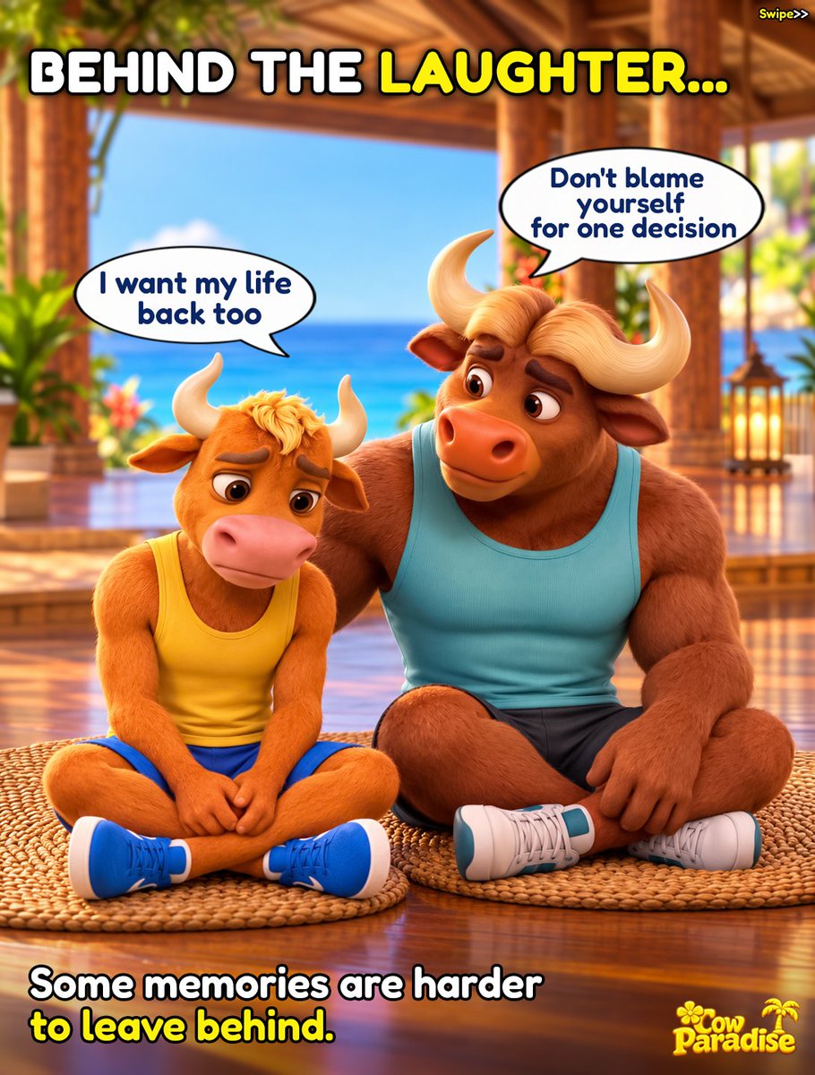 cow_paradise__'s tweet photo. Who Is the Surprise Guest? 🎁🌴 | Cow Paradise
Thunder has a plan, Sunny has doubts, and Moly has a surprise! 👀
Who's the mysterious guest? 🤔
▶️ Watch Dare to Try Episode 4:👇
https://t.co/A0lX9MKLuA
#CowParadise #DareToTry #episode4 #thesurpriseguest #cliffjumping https://t.co/deo4tEImFH