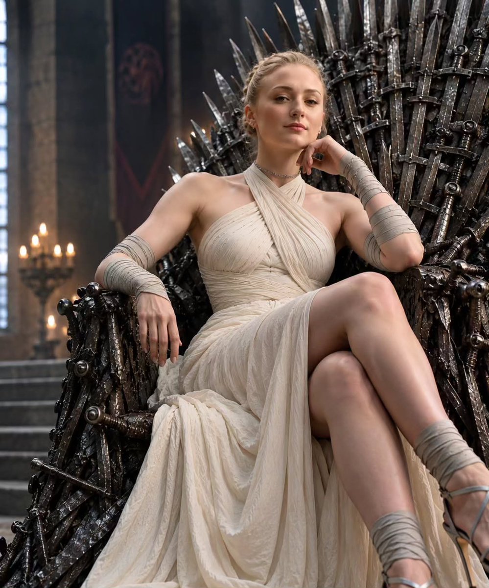 SRagul96's tweet photo. Sophie Turner stole the show as Sansa Stark in Game of Thrones https://t.co/TSeE9Xt5a8