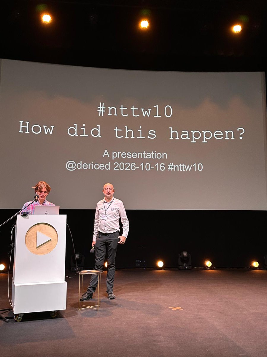 nttwconf's tweet photo. Dave Rice presents “How Does NTTW Work?” #nttw10 https://t.co/kAYw3bz4lD