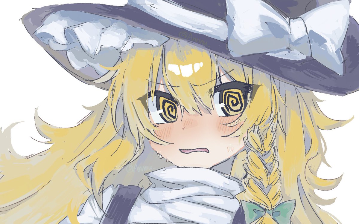 Annnu_'s tweet photo. 照れ魔理沙 https://t.co/3BATvpVMgF