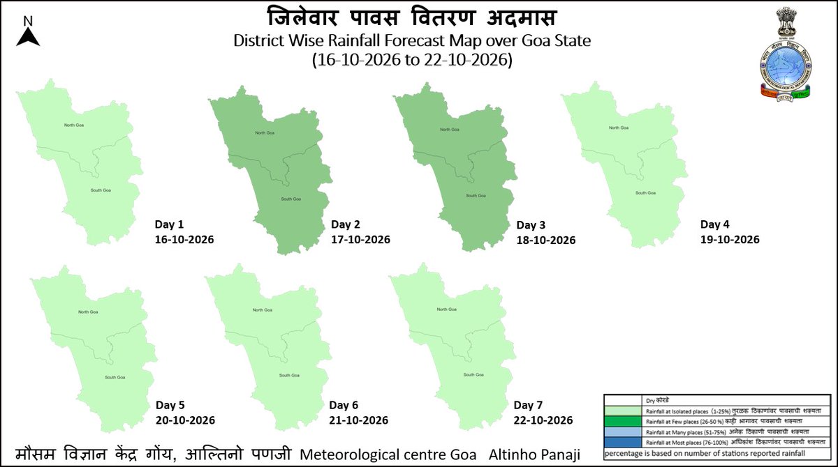 GoaImd's tweet photo. Weather Forecasts &amp; Weather Warnings issued by IMD GOA on 16.10.2026 https://t.co/3Hzs9RG1o1