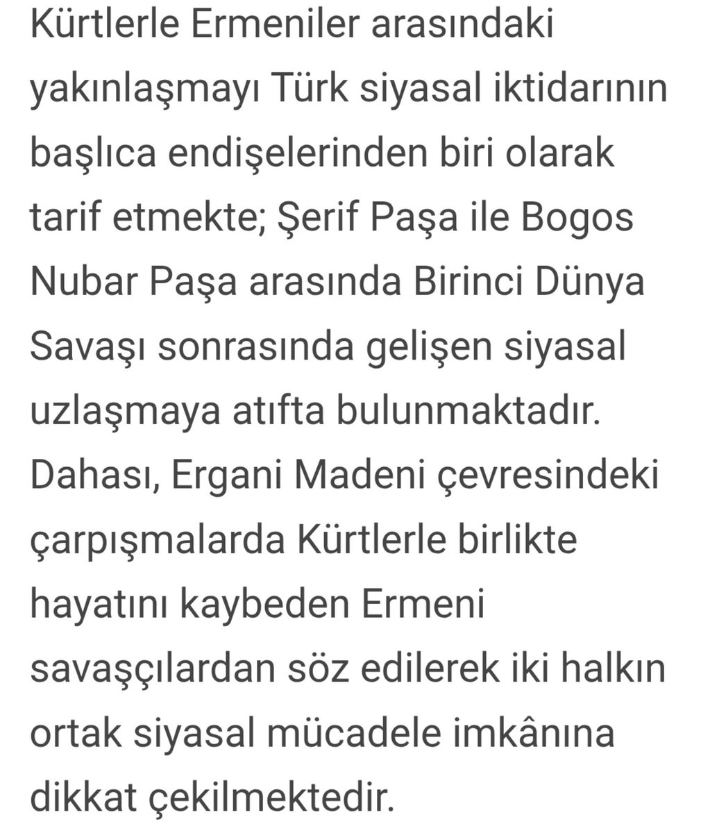 lecarrexwaz's tweet photo. Azadî, rêxistina Şêx Seîd, dibêje me bi ermenîyan ra ber xwe da û dewleta tirk jê ditirse. https://t.co/DerPp2CVXd