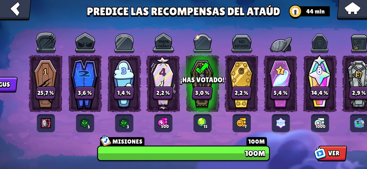 Wazeehy's tweet photo. Bueno, ahí dejo mis predicts del evento 
#ScaryCoffins #Brawlstars https://t.co/GnoH3BD1ey