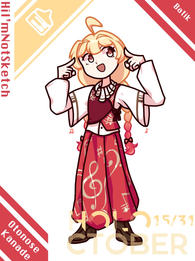 HiImNotSketch's tweet photo. Day 15: Shes at a very Indonesian time of her life 

#holoctober #Artnose https://t.co/PhDRNUwSb1