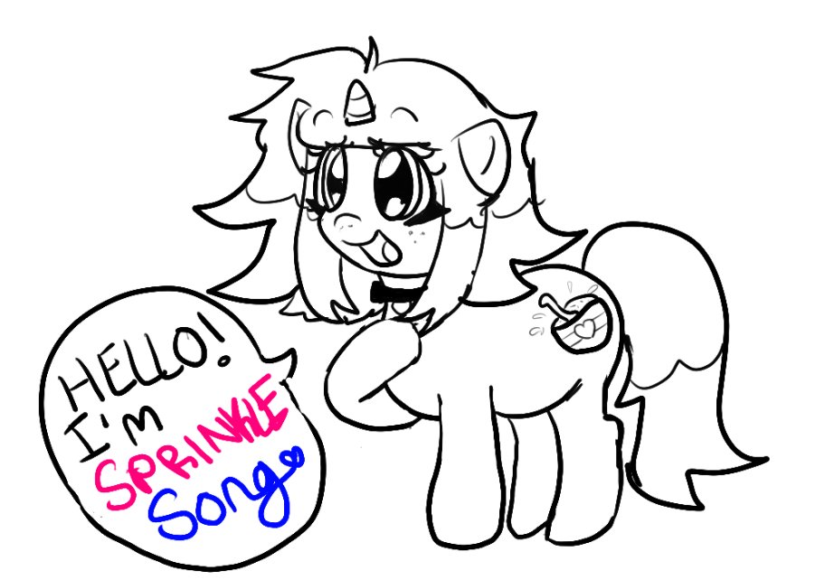 myarcys's tweet photo. My ponysona !! Her name is Sprinkle Song !!! #MLP https://t.co/24Im69WzzT