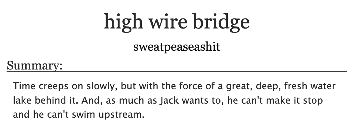 archivemohabbot's tweet photo. high wire bridge | sweatpeaseashit 2.2k (1/3)
https://t.co/NTLE239q6f https://t.co/ouX93fikIS