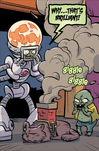 CoolDude98645's tweet photo. I find it really sweet how Zomboss has expressed sincere admiration for Dave's inventions on both occasions he's broken into his lab https://t.co/nQTQSJPcc4