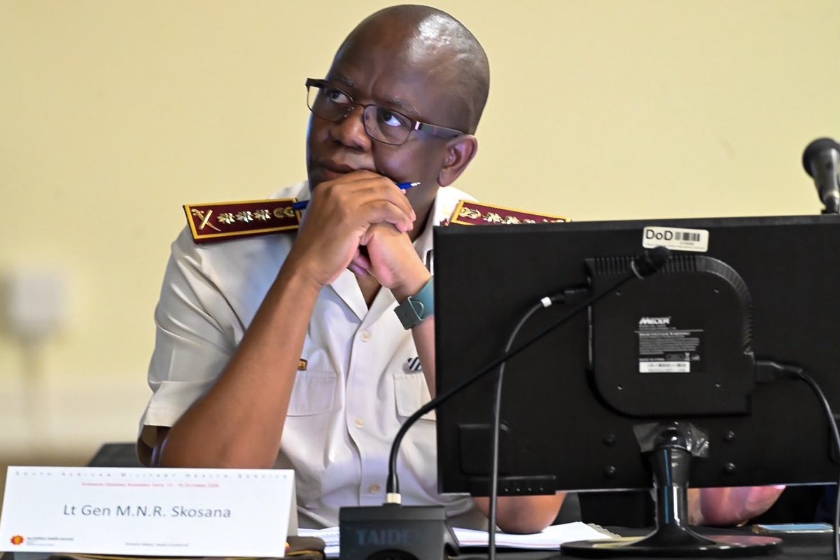 SANDF_ZA's tweet photo. The South African Military Health Service Academic Days entered their third day on 15 October 2026.
https://t.co/vDx3RTeJmx
πΏπ¦#SANDF
πΏπ¦#SAMHS
β#TowardsMilitaryHealthExcellence
π#AcademicDays2026 https://t.co/vIrsrA7h4r