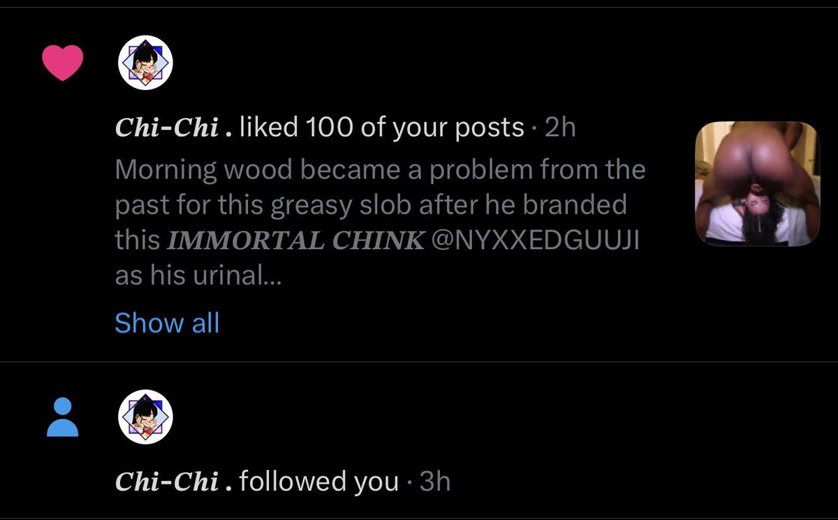 SmegmaNEET's tweet photo. Keep gushing you 𝑺𝑳𝑨𝑵𝑻 𝑬𝒀𝑬𝑫 𝑩𝑹𝑶𝑲𝑬𝑵 𝑭𝑼𝑪𝑲𝑰𝑵𝑮 𝑶𝑵𝑨𝑯𝑶𝑳𝑬 @KAIOMILF and I’ll make sure to ruin you and your fragile stupid marriage https://t.co/3VlEix0Plf