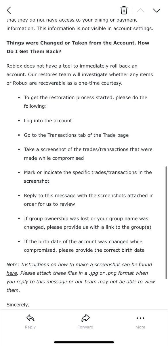 aaashton13's tweet photo. @Roblox Please take another look at my case.
I was inactive on Roblox from Dec last year until early Feb. In mid-Feb, a friend informed me that my acc had been bdeleted. I immediately logged in and appealed, but my appeal was rejected. 

I haven't finished yet. Pls see the reply. https://t.co/INR2Wk55pJ