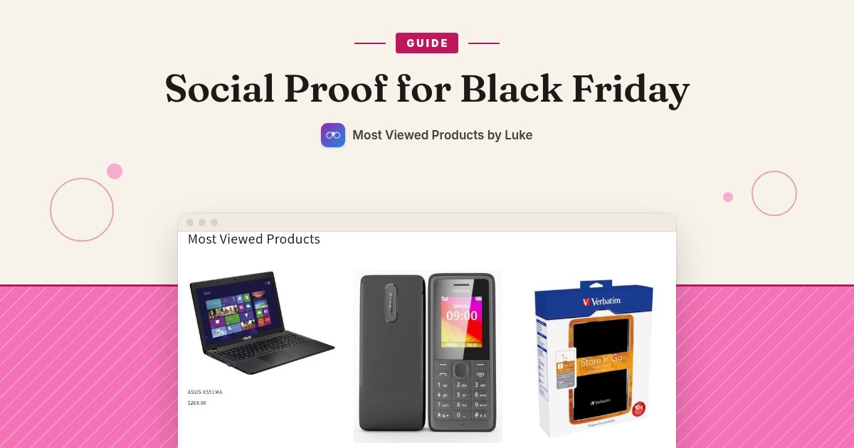lucdkny's tweet photo. Social proof for Black Friday isn't only reviews.

1. Homepage: a most-viewed row answers "where do I start?"
2. Product pages: show what others keep looking at.

Most Viewed Products by Luke. 7-day free trial: https://t.co/3SE8Ma5LmD #Shopify https://t.co/2tzopY7jBl