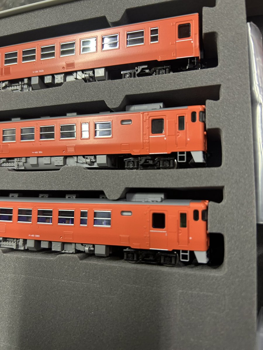 8pmokei's tweet photo. トミックス　Nゲージ特別企画品

品番97979

JR キハ40系ディーゼルカー
復活首都圏色・八戸運輸区
3両セット

🚞入線いたしました🛤️

商品詳細はこちら↓
https://t.co/gfXanFjqEh

#トミックス
#TOMIX
#Nゲージ
#鉄道模型
#キハ40
#ハチピー模型店 https://t.co/nL0bObDHEZ