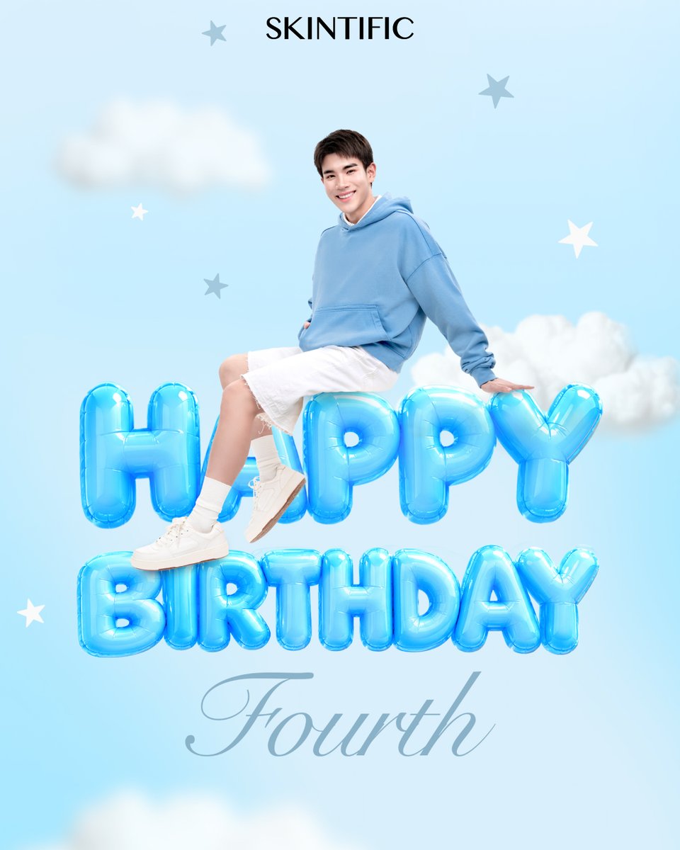 SkintificTH's tweet photo. 🎂💙 HAPPY FOURTH’S DAY @tawattannn 🎉✨

SKINTIFIC ขอให้โฟร์ทมีความสุขในทุก ๆ วัน เต็มไปด้วยรอยยิ้มและเสียงหัวเราะ ขอให้ทุกผลงานประสบความสำเร็จยิ่ง ๆ ขึ้นไป และเป็นความสดใส เป็นที่รักของทุกคนแบบนี้ไปนาน ๆ เลยน้า 🫶🏻🎁

#SKINTIFIC #SKINTIFICTH #SKINTIFICXFOURTH #FOURTH22stBirthday https://t.co/srjxKgw8Kq