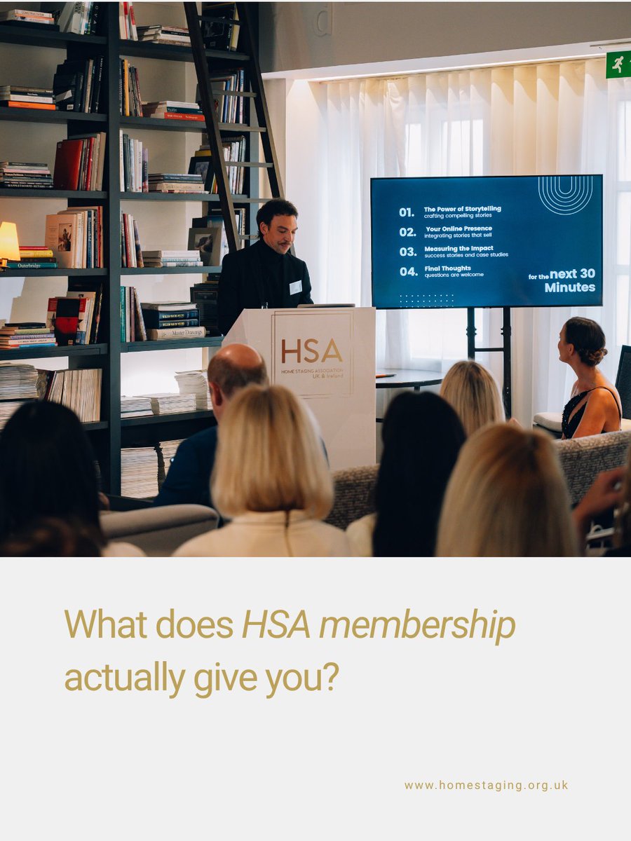HomeStagingOrg's tweet photo. 🤝 Connect, learn, grow your skills, follow industry standards and get support at every stage with HSA membership across the UK &amp; Ireland. 

Join us today. Check out the link here 👉https://t.co/OWnfS3ReXX 

#hsa #homestagersuk #homestaginguk #propertystyling #stagingcommunity https://t.co/Ad3VKXppbK