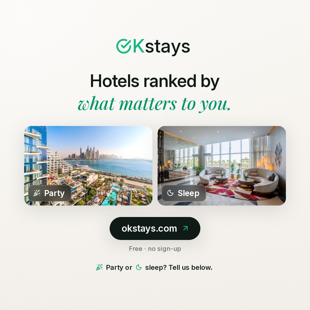 okstays's tweet photo. Free, no sign-up: https://t.co/9FUgihZu1H

Party or sleep? 🎉😴 https://t.co/ZNLdINHl9t