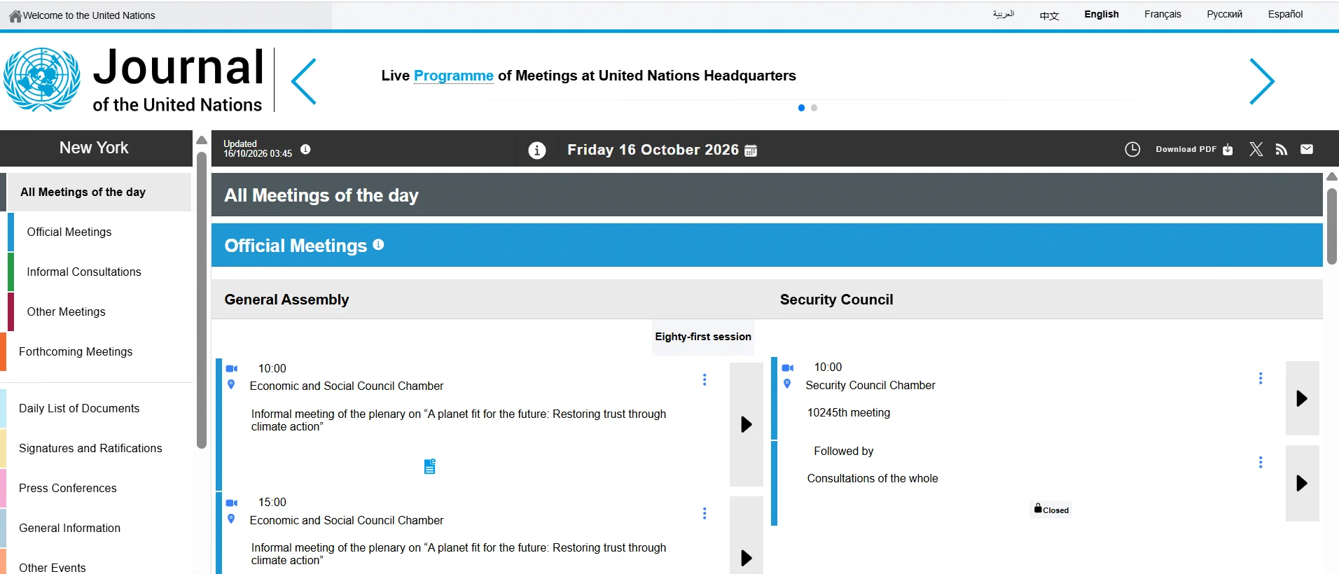Journal of the United Nations on X: 