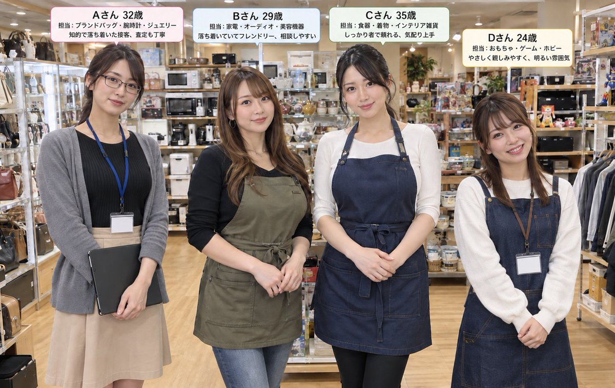 sorehastory's tweet photo. リサイクルショップの店員の選択 https://t.co/G707Y94N3W