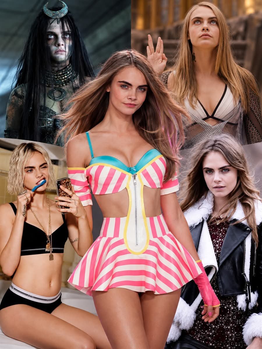 ComicverseX5's tweet photo. Before Cara Delevingne was fighting intergalactic threats or transforming into a supernatural villain, she was already one of the most recognizable faces in fashion.
Those famous eyebrows. That mischievous smile. https://t.co/e8HiDjRKVZ