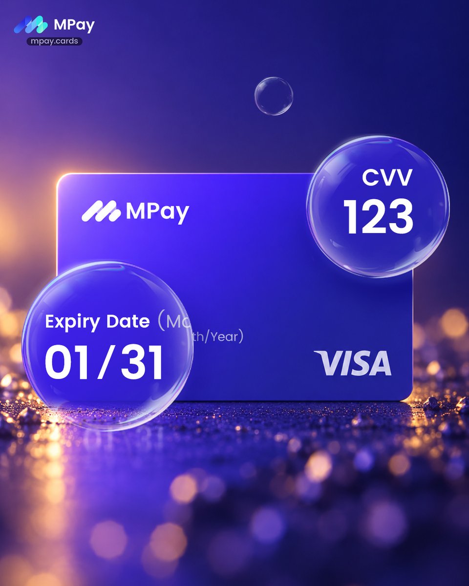 MpayCard's tweet photo. 💳 A little reminder before you enter your card details

✅ CVV — 3-digit code in the top right corner
✅ Expiration date — month/year in the bottom left corner

These are the two most common mistakes.

⚠️ Repeated incorrect entries → Temporary account lockout

One extra look saves a lot of trouble.
👉Get Your Card - https://t.co/xiAP2dSmNq #MPAY #MpayCard #CryptoCard #USDT