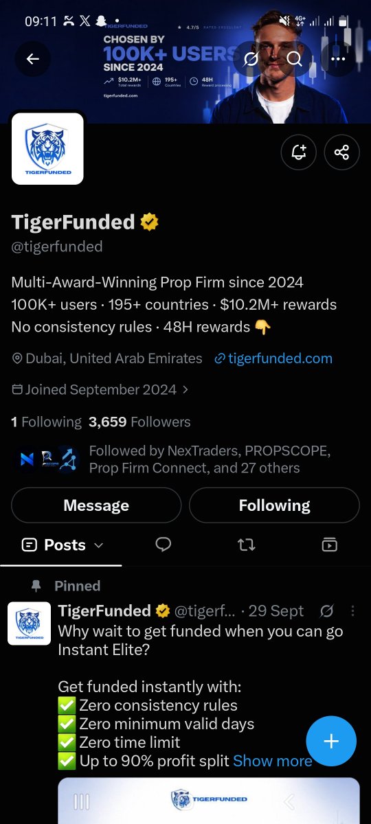 gheeboy11's tweet photo. @The_Risk_Ranger @tigerfunded Tiger, this is an amazing opportunity! Winning a $10K account would be a big step forward in my trading journey. Iβm ready to stay disciplined, manage my risk, and prove my consistency. Thank you for making this possible! #TigerFunded
@Kakavelah
@Eng_Muchiri
@Trader_Emmzy https://t.co/Korkizddtp