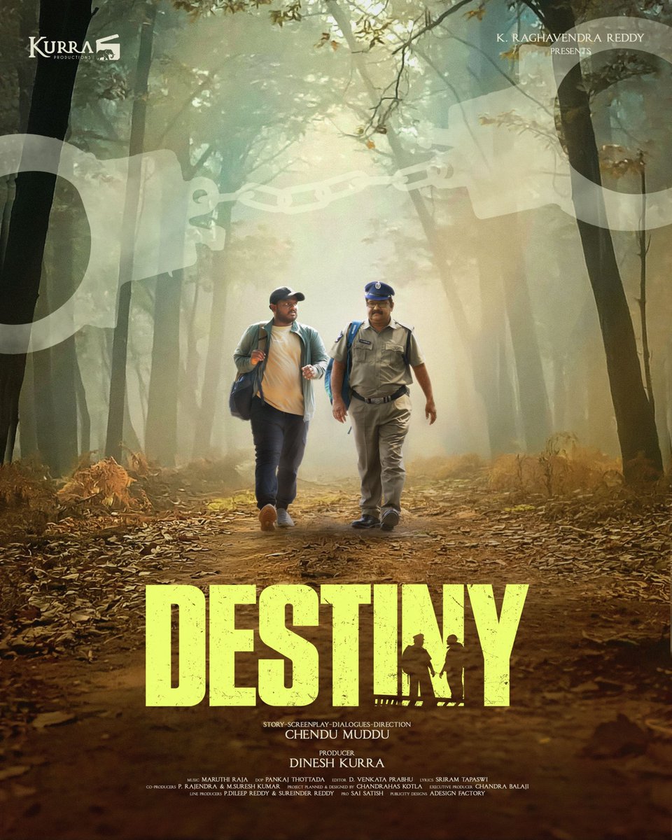 Telugu70mmweb's tweet photo. A MYSTERIOUS WORLD. AN UNEXPECTED DESTINY!
Director #NandiniReddy Garu unveils the intriguing first look of #Destiny!
A #ChenduMuddu Film
#DestinyFirstLook
@urssrisatya
@jabardasth67074
@KirrD
#Amani
#RaviPrakash
#DineshKurra
#DhaniAelay
#KurraProductions
#RaghavendraReddy
#ChandrahasKotla
@MadhuraAudio
@PROSaiSatish