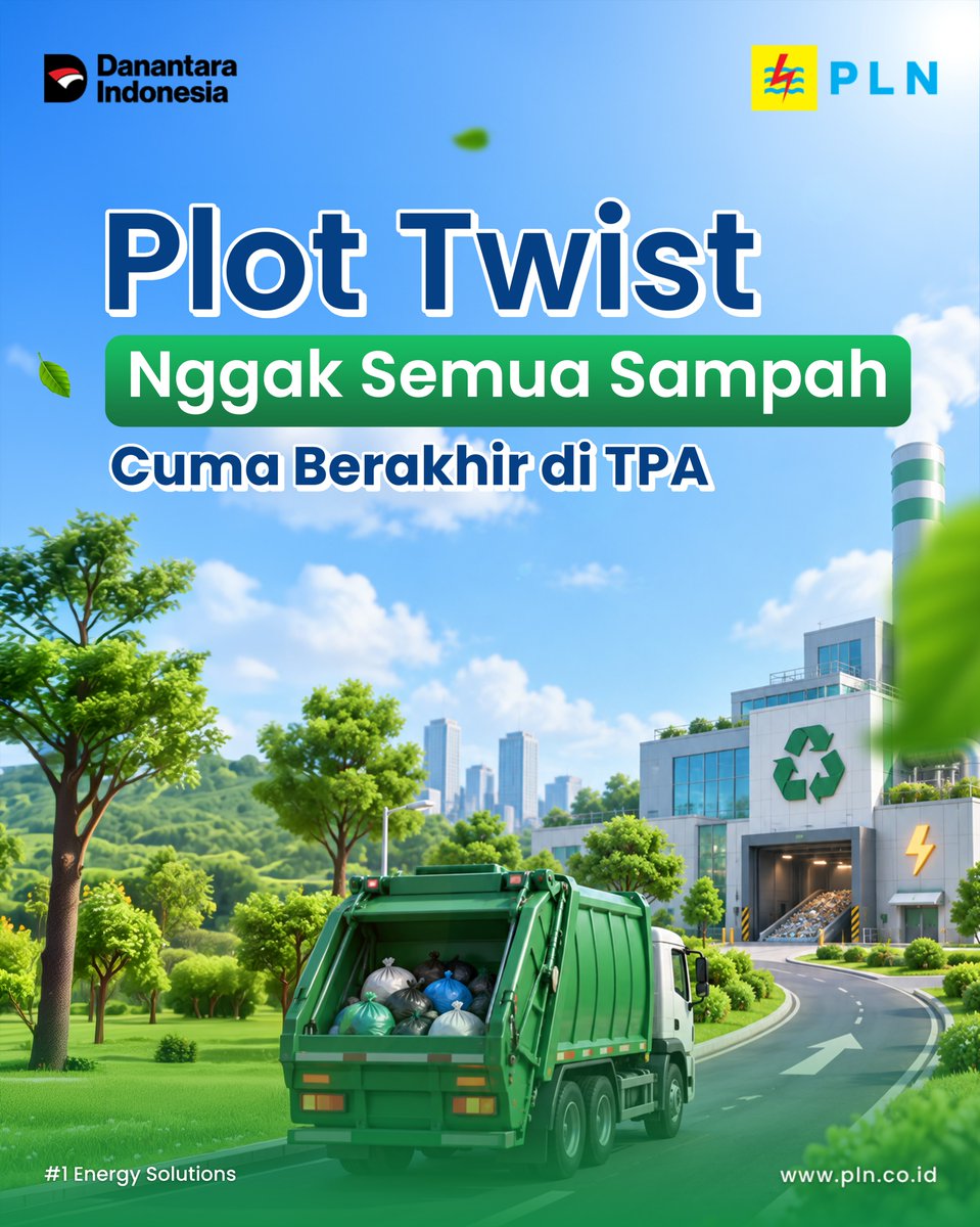 MarosElectrizen's tweet photo. Electrizen, pernah terpikir sampah yang kita buang bisa kembali menghasilkan energi? ♻️⚡

#pln #plnuntukindonesia #wastetoenergy #psel #plnuidsulselrabar https://t.co/E5J5wvRpwk