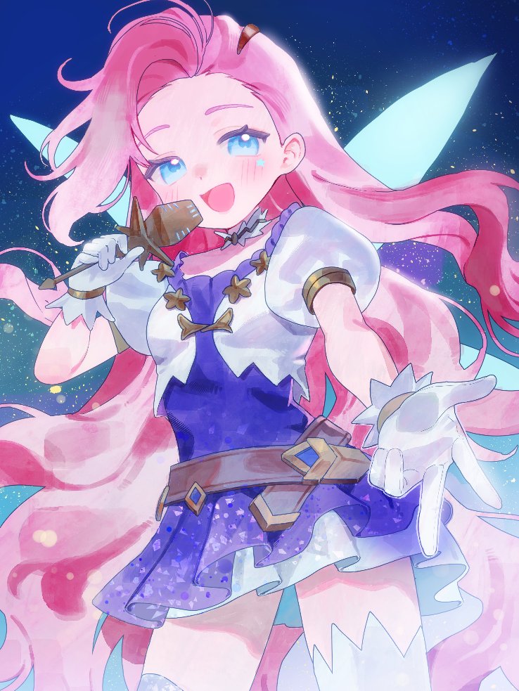 U03_000's tweet photo. カードゲームのイラスト見て描きたくなった歌うセラフィーン
ファンサの瞬間
#ArtofLegends #Seraphine https://t.co/pYVPJrfWJq