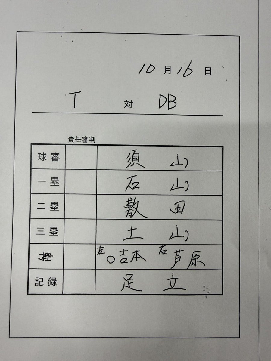 yuta_nakano7's tweet photo. 本日のスタメンです‼️ https://t.co/zmWnMcumEg